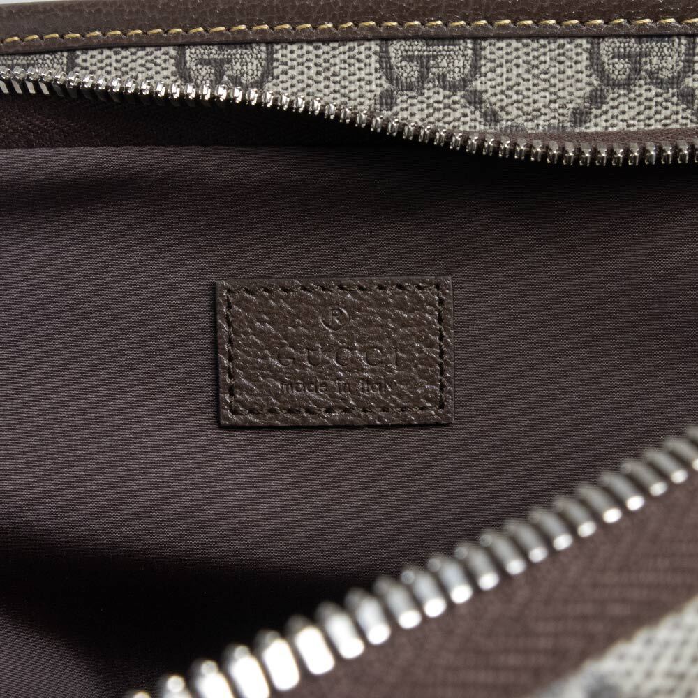 Gucci Body Bum Crossbody Belt Waist Belt Bag Crossbody GG Beige Brown Red - Picture 9 of 10